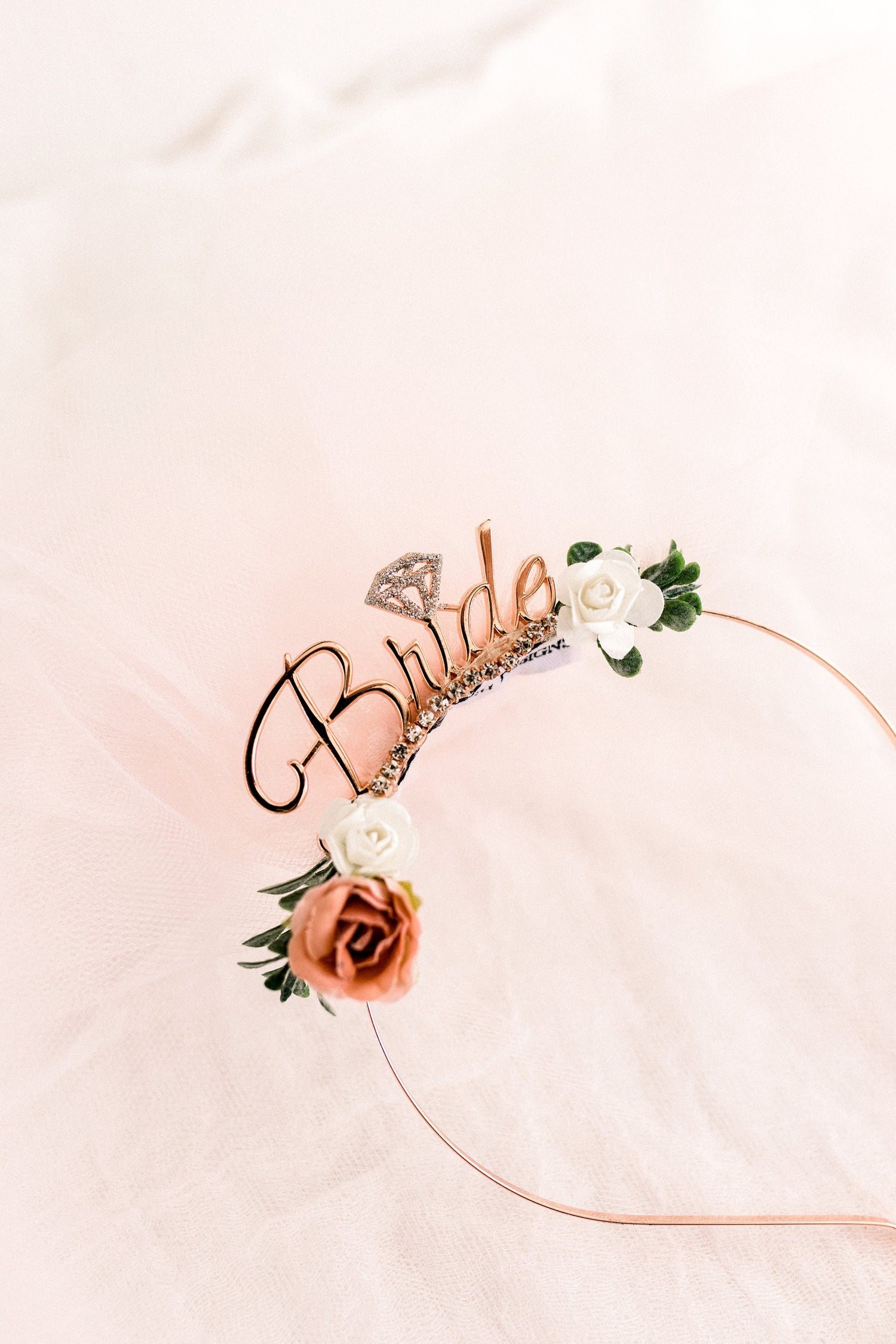 Bride Headband Veil  Bachelorette Veil
