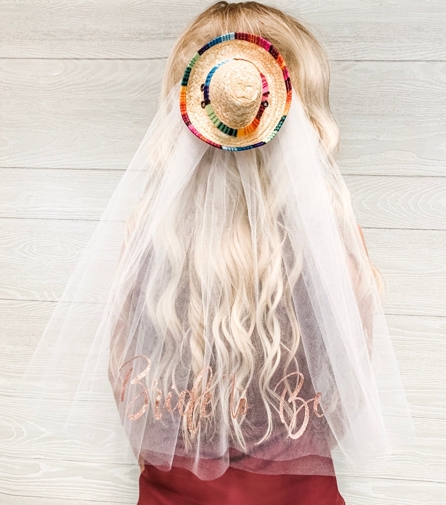 Fiesta Bachelorette Party  Sombrero Veil