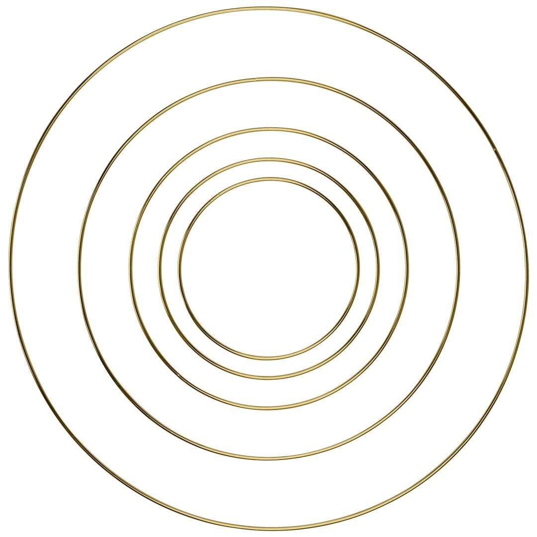 DIY Gold Hoop