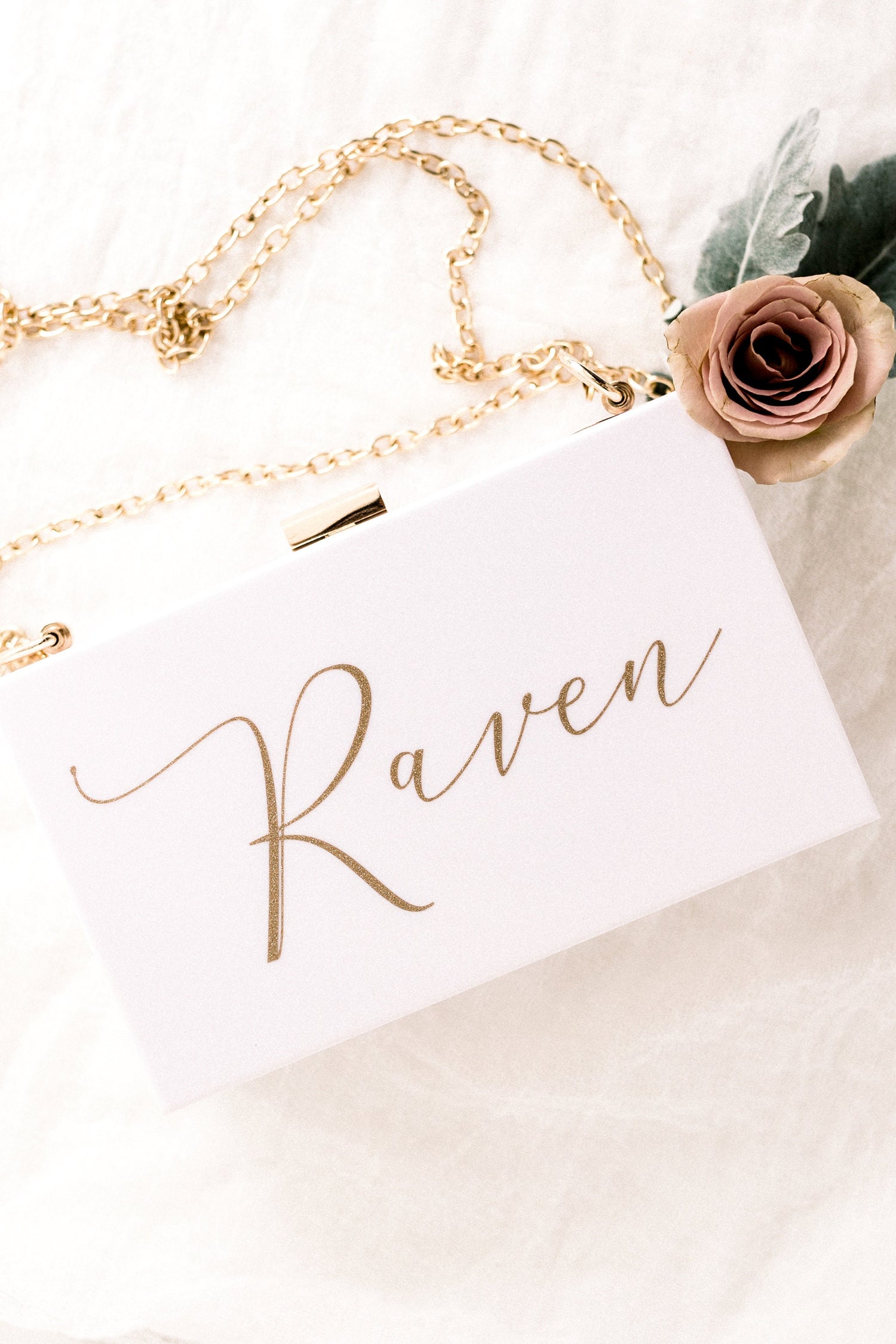 Personalized Clear Acrylic  Bag