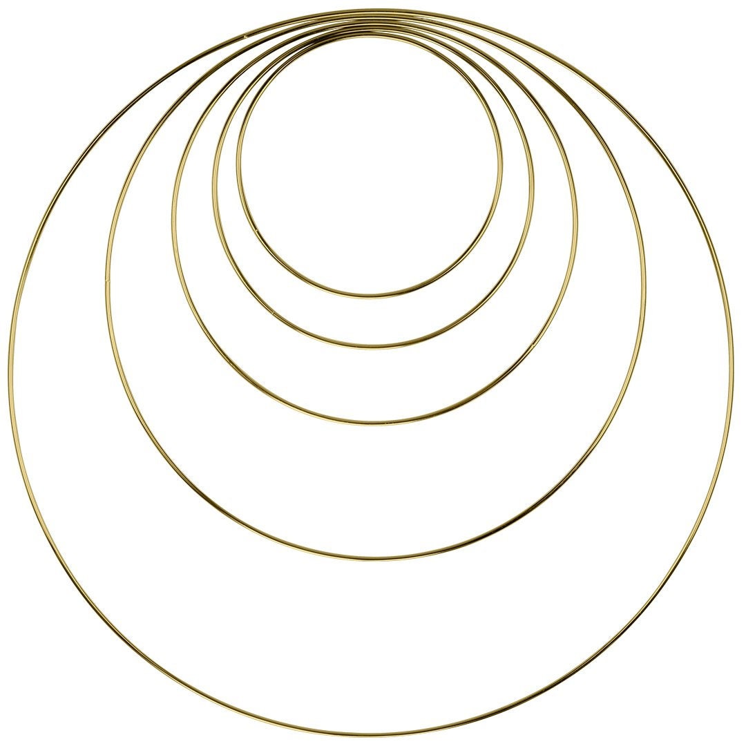 DIY Gold Hoop