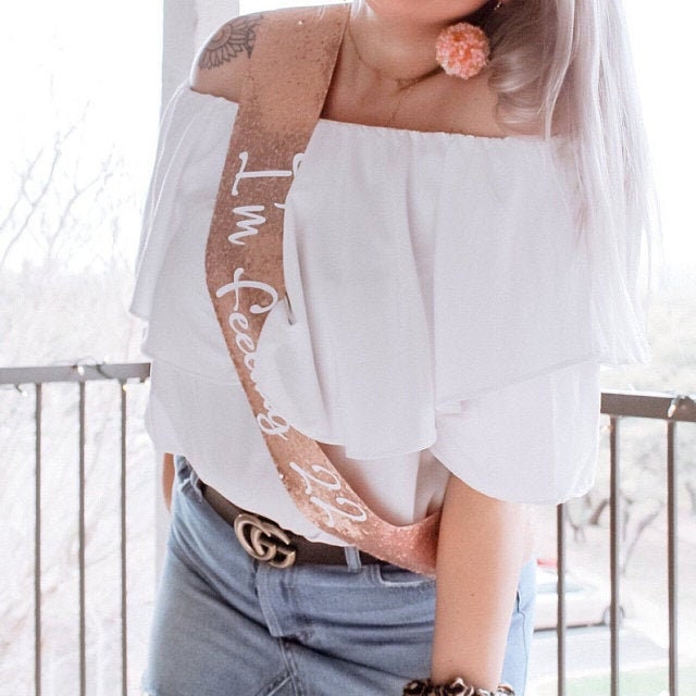 Birthday Sash  Sequin