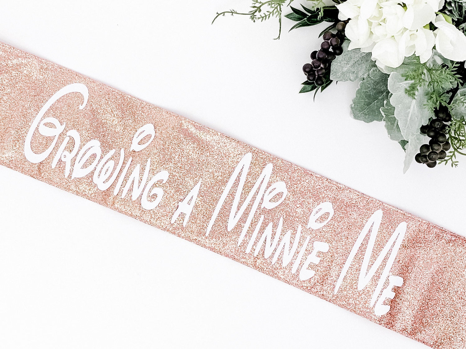 Mommy To Be Sash  Baby Shower  Glitter