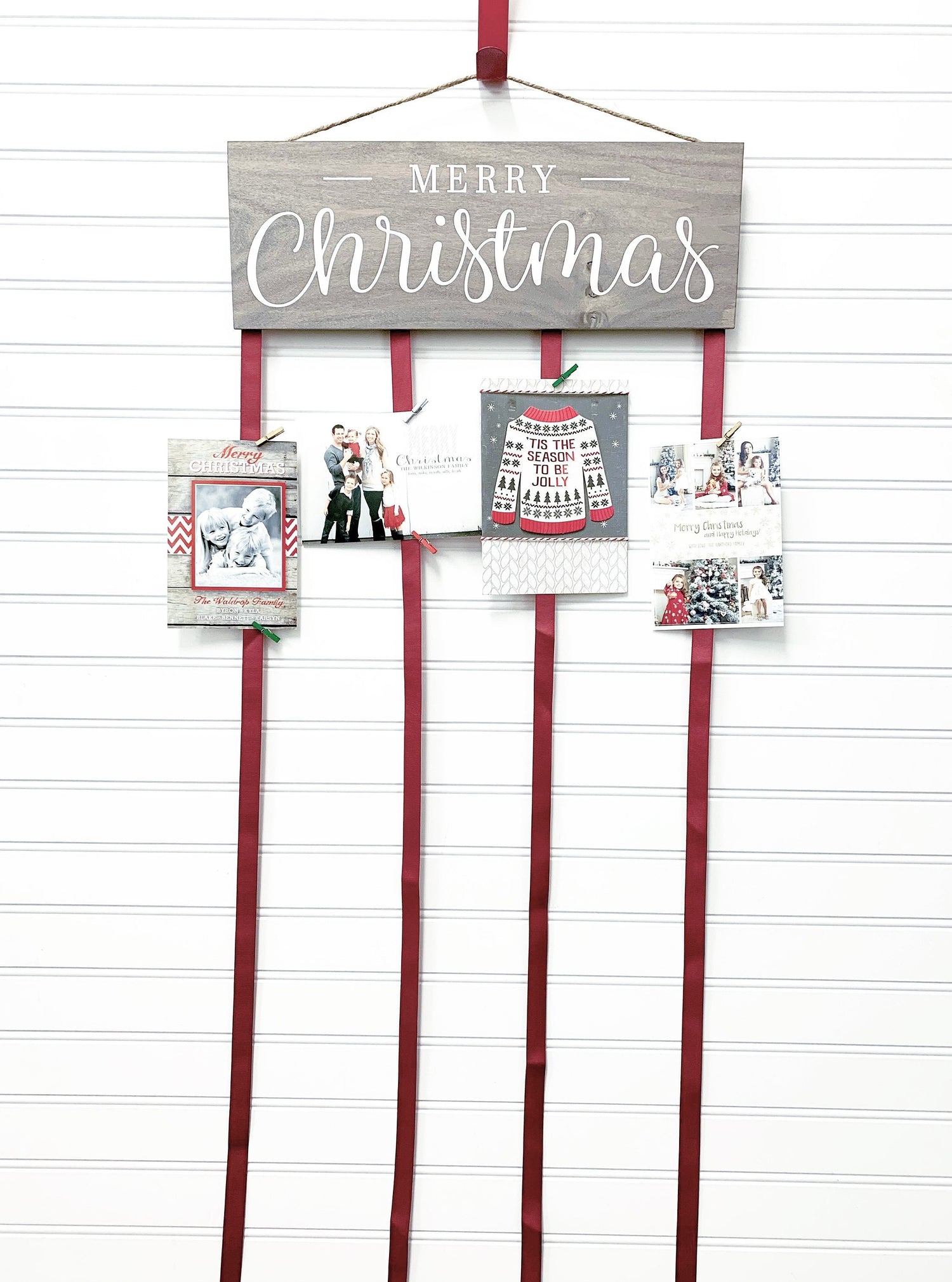 Custom Card Holder  Year Round Card Display  Photo Display  Kids Art Display  Save the date  Mail Organizer - Mail Holder