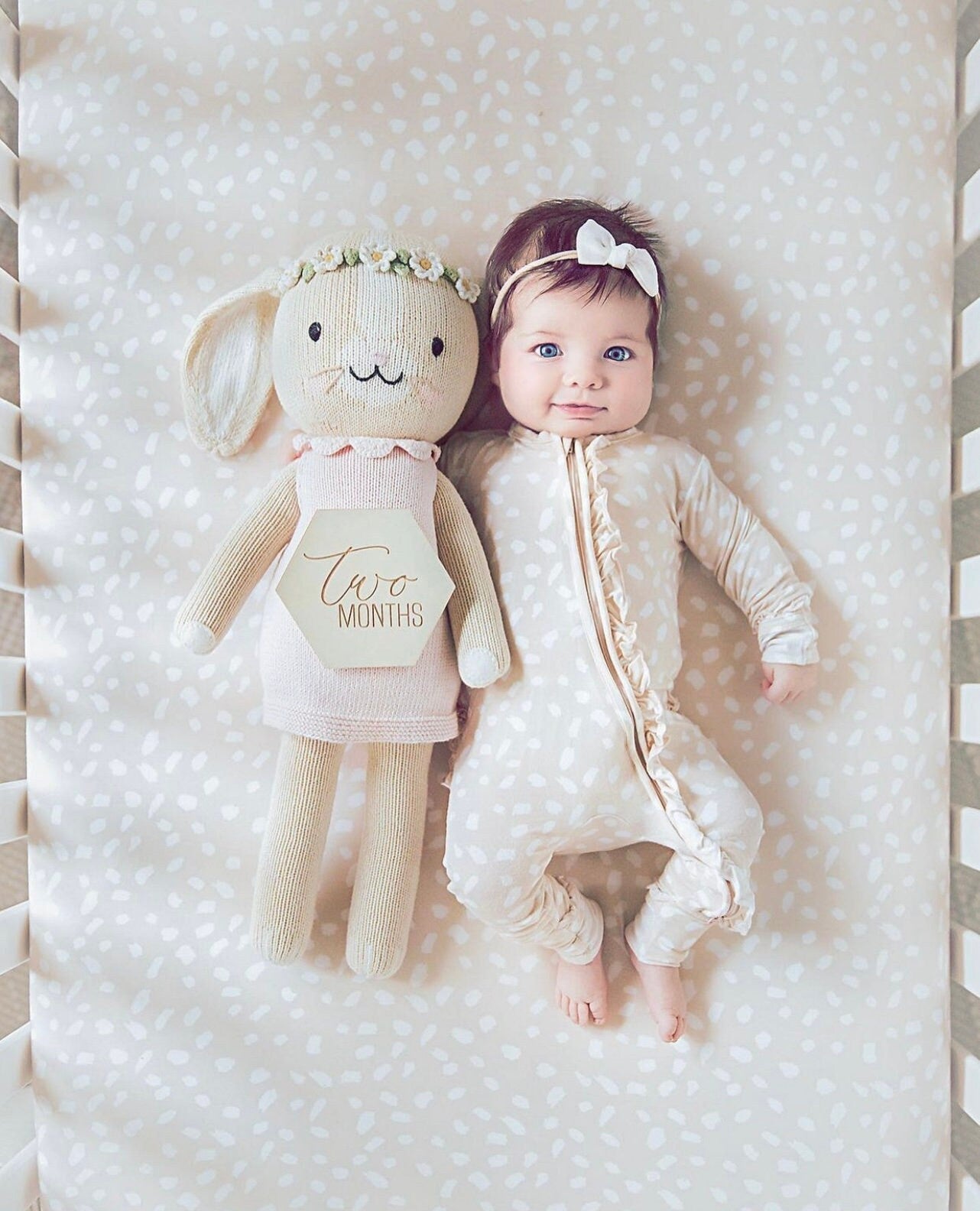 Monthly Milestone for Baby Photos  Hexagon