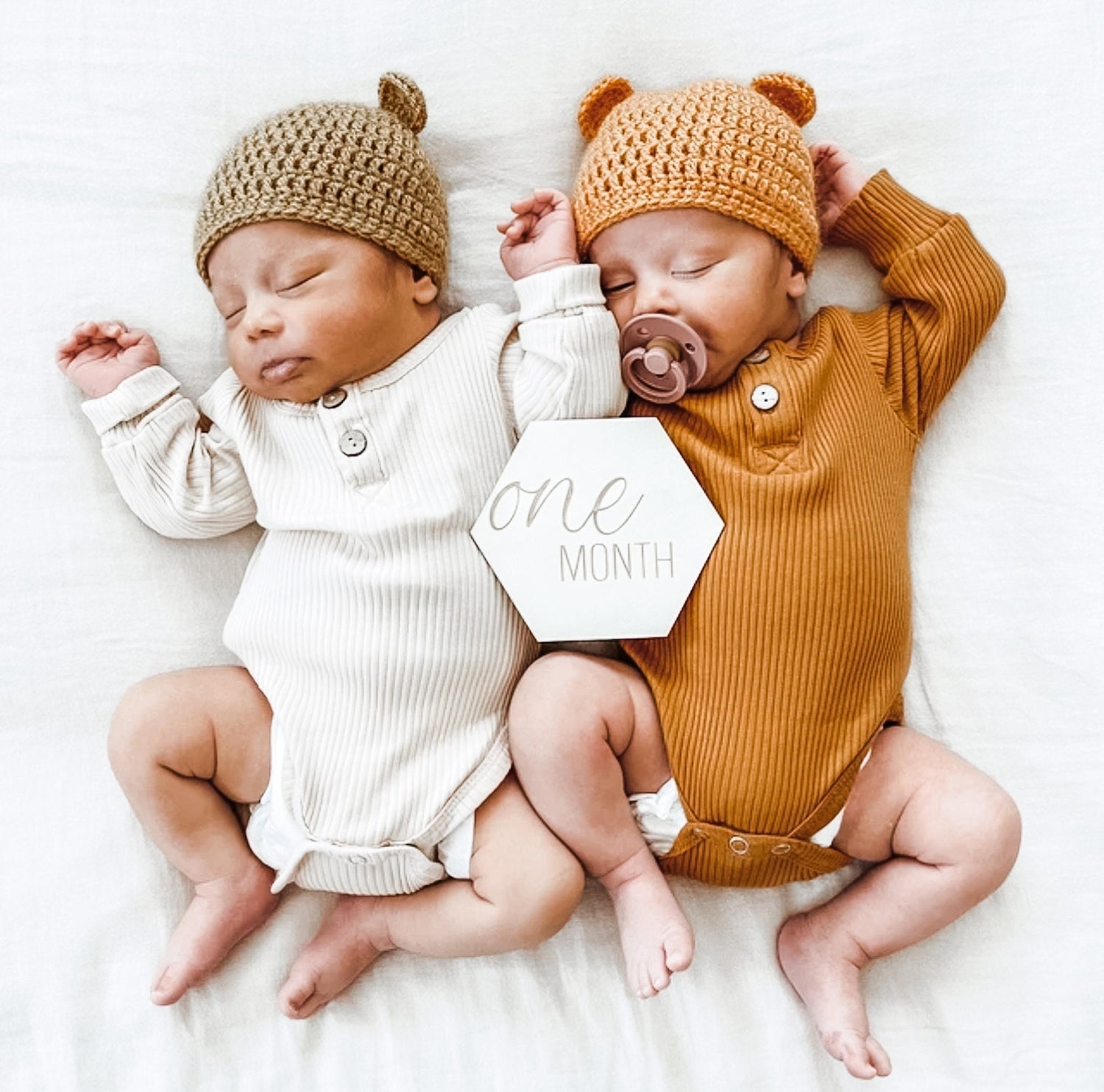Monthly Milestone for Baby Photos  Hexagon