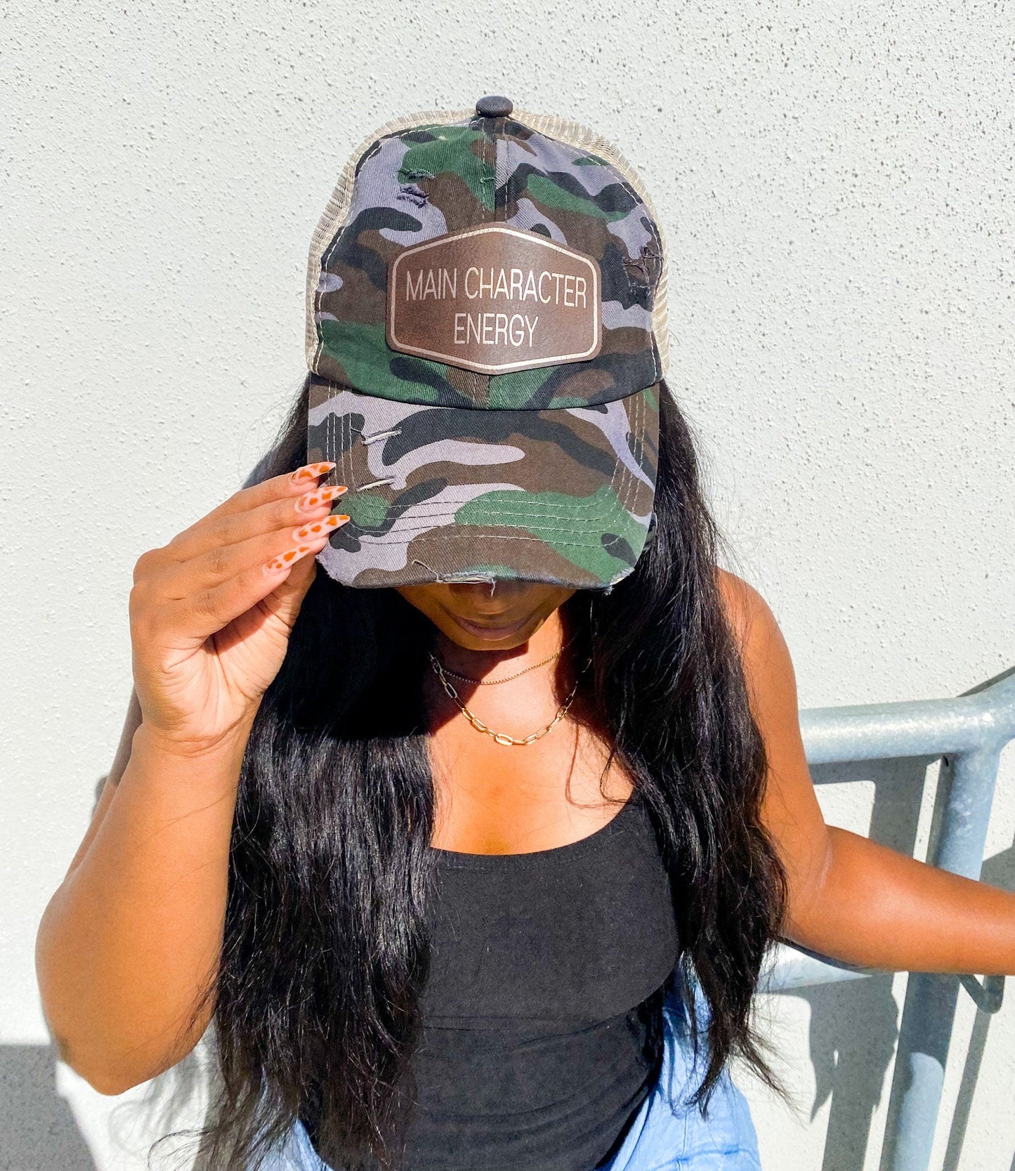 Personalized Trucker Hat - Camo