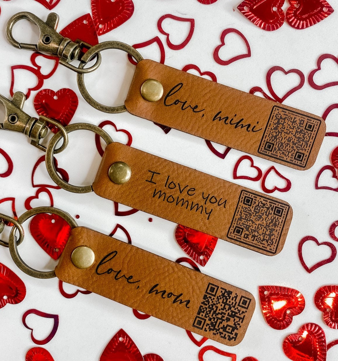 Personalized QR Code Voicemail Keychain