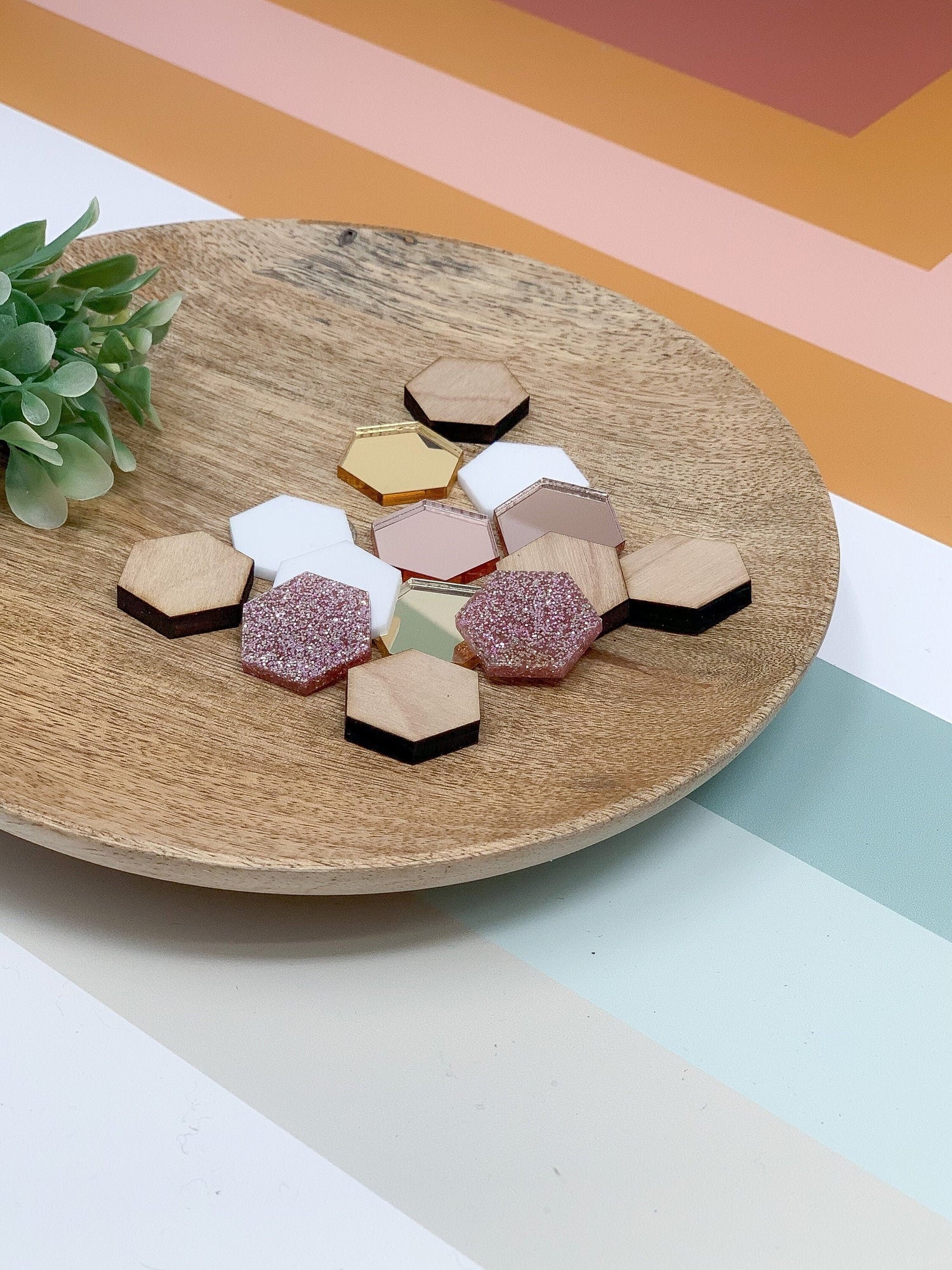 Hexagon Magnets  Acrylic