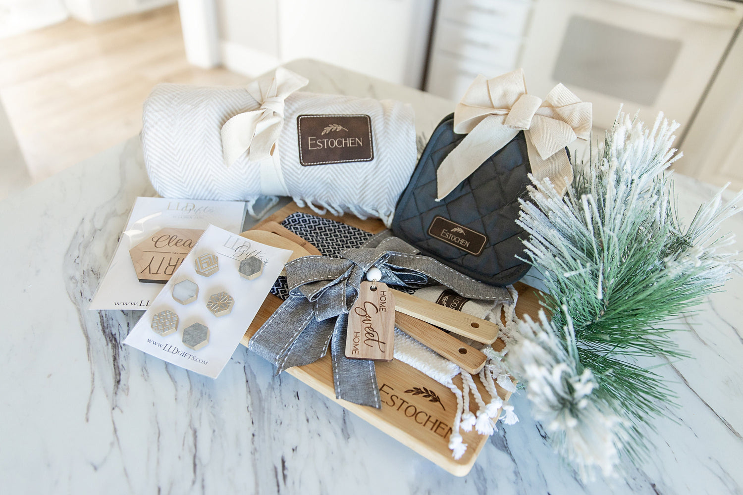 Personalized Blanket and Charcuterie Board Gift Set    "That's a Wrap"
